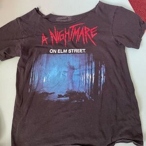 A Nightmare on Elm Street Black womans off the shoulder cut